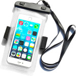 Hurtel PVC waterproof armband phone case - transparent - (Waterproof Armband Case 180*105mm full transparent)