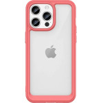 Hurtel Reinforced case with a flexible frame for iPhone 15 Pro Outer Space - red - (Outer Space Case IPHONE 15 PRO RED)