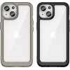 Hurtel Reinforced case with flexible frame for iPhone 15 Plus Outer Space - black - (Outer Space Case IPHONE 15 PLUS BLACK)