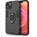 Hurtel Ring Armor case for iPhone 14 armored cover magnetic holder ring black - (Ring Armor IPHONE 14 BLACK)