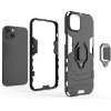 Hurtel Ring Armor case for iPhone 14 Plus armored cover magnetic holder ring black - (Ring Armor IPHONE 14 Plus BLACK)