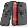Hurtel Ring Armor case for iPhone 14 Pro armored cover magnetic holder ring black - (Ring Armor IPHONE 14 PRO BLACK)