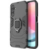 Hurtel Ring Armor case for Samsung Galaxy A24 4G armored cover magnetic holder ring black - (Ring Armor Samsung A24 Black)