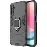 Hurtel Ring Armor case for Samsung Galaxy A24 4G armored cover magnetic holder ring black - (Ring Armor Samsung A24 Black)