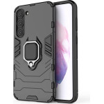 Hurtel Ring Armor case for Samsung Galaxy S23+ armored cover magnetic holder ring black - (Ring Armor Samsung S23 Plus Black)
