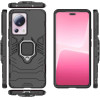 Hurtel Ring Armor case for Xiaomi 13 Lite armored cover magnetic holder ring black - (Ring Armor Xiaomi 13 Lite Black)