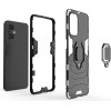 Hurtel Ring Armor tough hybrid case cover + magnetic holder for OnePlus Nord N20 5G black - (Ring Armor ONEPLUS NORD N20 5G)