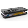 Hurtel Ring Armor tough hybrid case cover + magnetic holder for OnePlus Nord N20 5G black - (Ring Armor ONEPLUS NORD N20 5G)