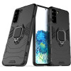 Hurtel Ring Armor tough hybrid case cover + magnetic holder for Samsung Galaxy S22 + (S22 Plus) black - (Ring Armor Samsung S22 Plus Black)