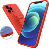 Hurtel Rope case gel case with a lanyard chain handbag lanyard Samsung Galaxy S21 Ultra 5G black - (Rope Case Samsung S21 Ultra Black 01)