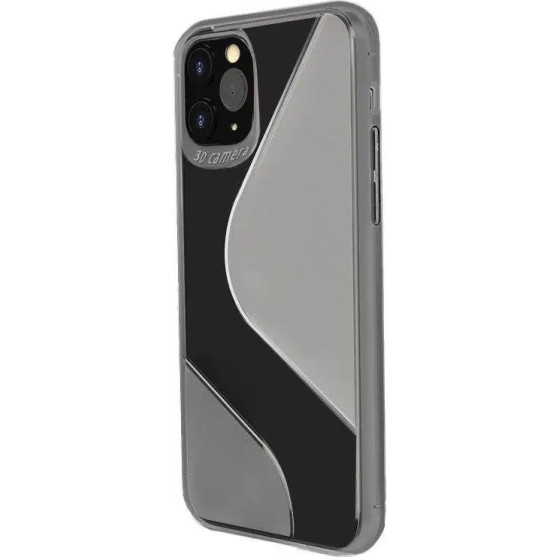 Hurtel S-Case Flexible Cover TPU Case for Huawei P40 Lite E black - (S-case Huawei P40 Lite E black)