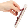 Hurtel Self-adhesive finger holder with zipper - pink - (Silicone push-pull mobile phone holder back sticker pink)