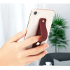 Hurtel Self-adhesive finger holder with zipper - pink - (Silicone push-pull mobile phone holder back sticker pink)
