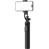 Hurtel Selfie stick WC1Y2S 1.3m aluminum alloy telescopic tripod with phone holder - black