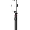 Hurtel Selfie stick WC1Y2S 1.3m aluminum alloy telescopic tripod with phone holder - black