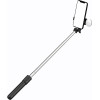 Hurtel Selfie stick WR1YXS telescopic tripod 0.71m with round lamp - black