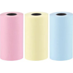 Hurtel Set of colorful paper rolls for the HURC9 cat mini thermal printer - 3 pcs. - (MPCPR3)