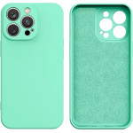 Hurtel Silicone case for Samsung Galaxy A14 5G / Galaxy A14 silicone cover mint green - (SILICONE CASE SAMSUNG A14 5G MINT GREEN (3))