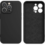Hurtel Silicone Case for Samsung Galaxy S24 Ultra - black - (SILICONE CASE SAMSUNG S24 Ultra 5G BLACK)
