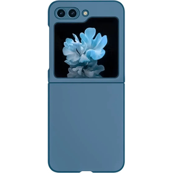 Hurtel Silicone Case for Samsung Galaxy Z Flip 6 - blue - (Silicone Case SAM Z Flip 6 Blue)