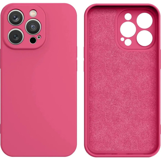 Hurtel Silicone case iPhone 14 Plus silicone case fuchsia - (SILICONE CASE IPHONE 14 Plus FUSHIA (21))