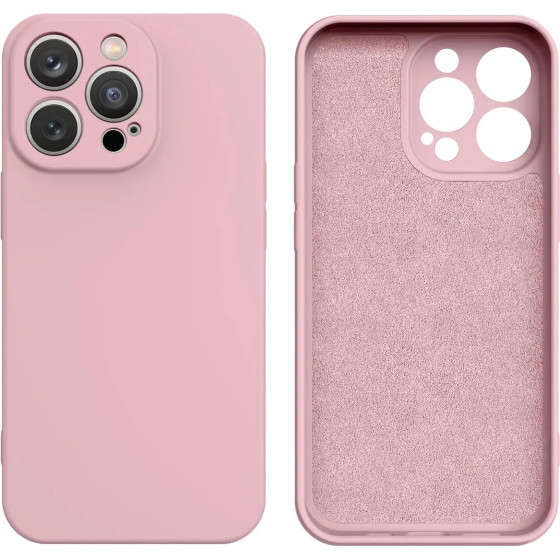 Hurtel Silicone case iPhone 14 Plus silicone case pink - (SILICONE CASE IPHONE 14 Plus PINK (8))