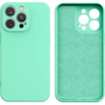 Hurtel Silicone case iPhone 14 Plus silicone cover mint green - (SILICONE CASE IPHONE 14 Plus MINT GREEN (3))