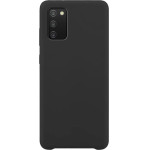 Hurtel Silicone Case Soft Flexible Rubber Cover for Samsung Galaxy A03s black - (Silicone Case Samsung A03S Black)