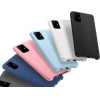 Hurtel Silicone Case Soft Flexible Rubber Cover for Samsung Galaxy A03s blue - (Silicone Case Samsung A03S Dark blue)