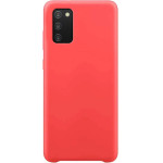 Hurtel Silicone Case Soft Flexible Rubber Cover for Samsung Galaxy A03s red - (Silicone Case Samsung A03S Red)
