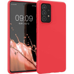 Hurtel Silicone Case Soft Flexible Rubber Cover for Samsung Galaxy A22 4G red - (Silicone Case Samsung A22 4G Red)