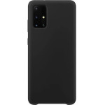 Hurtel Silicone Case Soft Flexible Rubber Cover for Samsung Galaxy A72 4G black - (Silicone Case Samsung A72 5G/4G Black)