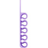 Hurtel Silicone office organizer - purple - (Silicone Desktop Hub Cable Winder Organizer lilac)