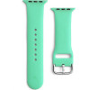 Hurtel Silicone Strap APS Silicone Band for Watch 9 / 8 / 7 / 6 / 5 / 4 / 3 / 2 / SE (41 / 40 / 38mm) Strap Watch Bracelet Mint - (Silicone Strap Model APS-32 Apple Watch 3/4/5/6/SE/7 38/40/41 Mint Green)