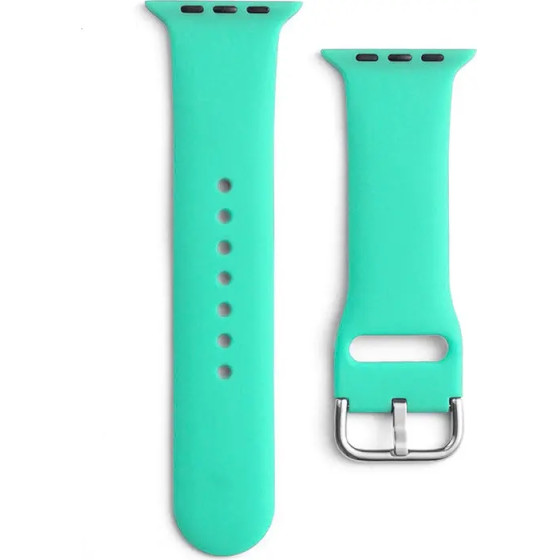 Hurtel Silicone Strap APS Silicone Band for Watch Ultra / 9 / 8 / 7 / 6 / 5 / 4 / 3 / 2 / SE (49 / 45 / 44 / 42mm) Strap Watch Bracelet Mint - (Silicone Strap Model APS-32 Apple Watch 3/4/5/6/SE/7 42/44/45 Mint Green)