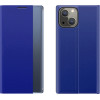 Hurtel Sleep Case Bookcase Type Case with Smart Window for iPhone 13 blue - (New Sleep Case iPhone 13 6,1 Blue)
