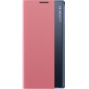 Hurtel Sleep Case Bookcase Type Case with Smart Window for Samsung Galaxy A22 4G pink - (New Sleep Case Samsung A22 4G Pink)