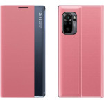 Hurtel Sleep Case Bookcase Type Case with Smart Window for Xiaomi Redmi K40 Pro+ / K40 Pro / K40 / Poco F3 pink - (New Sleep Case Xiaomi POCO F3/Redmi K40 Pink)