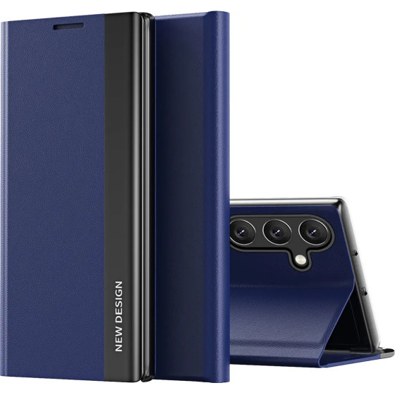 Hurtel Sleep Case Pro case for Samsung Galaxy A24 4G with flip stand blue - (Sleep Case Pro Samsung A24 Blue)