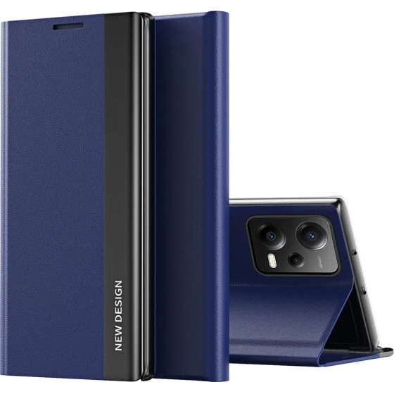 Hurtel Sleep Case Pro case for Xiaomi Redmi Note 12 5G / Poco X5 5G with flip stand blue - (Sleep Case Pro Xiaomi Poco X5/Redmi Note 12 5G Blue)