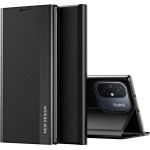 Hurtel Sleep Case Pro case for Xiaomi Redmi Note 12 Pro+ with flip stand black - (Sleep Case Pro Xiaomi Redmi Note 12 Pro + Black)