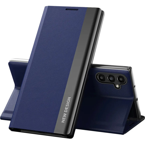 Hurtel Sleep Case Pro cover for Samsung Galaxy A13 with flip stand blue - (Sleep Case Pro Samsung A13 Blue)