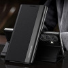 Hurtel Sleep Case Pro Samsung Galaxy S24 FE Case with Flip and Stand - Black - (Sleep Case Pro Samsung Galaxy S24 FE Black)