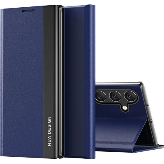 Hurtel Sleep Case Pro Samsung Galaxy S25 Case with Flip and Stand - Blue - (Sleep Case Pro Samsung Galaxy S25 Blue)