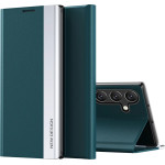 Hurtel Sleep Case Pro Samsung Galaxy S25 Case with Flip and Stand - Green - (Sleep Case Pro Samsung Galaxy S25 Green)