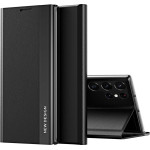 Hurtel Sleep Case Pro Samsung Galaxy S25 Ultra Case with Flip and Stand - Black - (Sleep Case Pro Samsung Galaxy S25 Ultra Black)