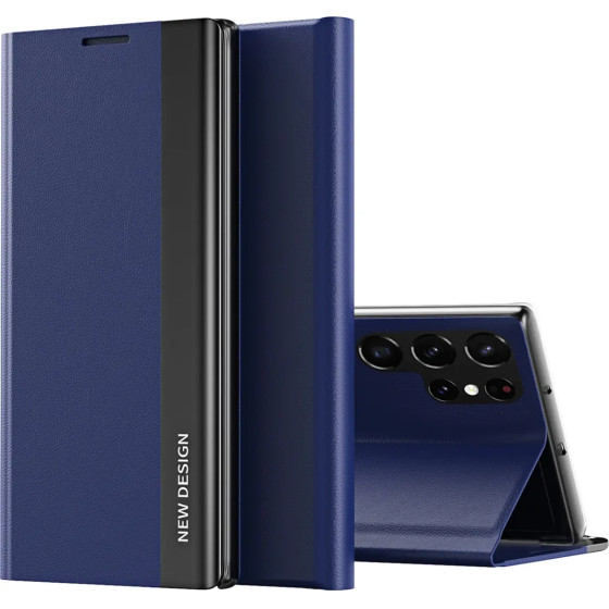 Hurtel Sleep Case Pro Samsung Galaxy S25 Ultra Case with Flip and Stand - Blue - (Sleep Case Pro Samsung Galaxy S25 Ultra Blue)