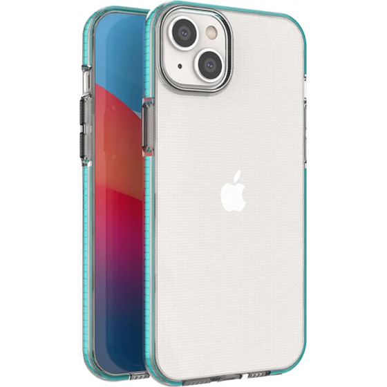 Hurtel Spring Case case for iPhone 14 Plus silicone cover with frame light blue - (Spring Case IPHONE 14 Plus LIGHT BLUE)