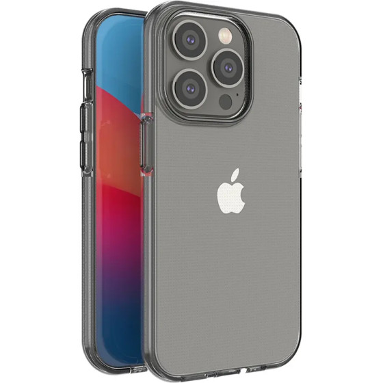 Hurtel Spring Case case for iPhone 14 Pro silicone case with a frame black - (Spring Case IPHONE 14 PRO BLACK)