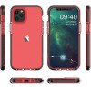 Hurtel Spring Case clear TPU gel protective cover with colorful frame for iPhone 13 mini light blue - (Spring Case iPhone 13 Mini 5,4 Light Blue)